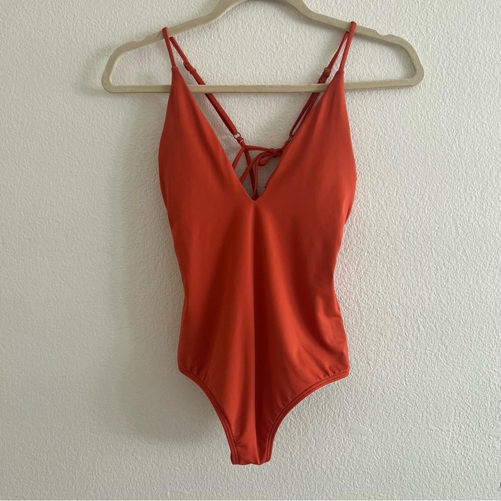O'Neill Women's Red One Piece Swimsuit